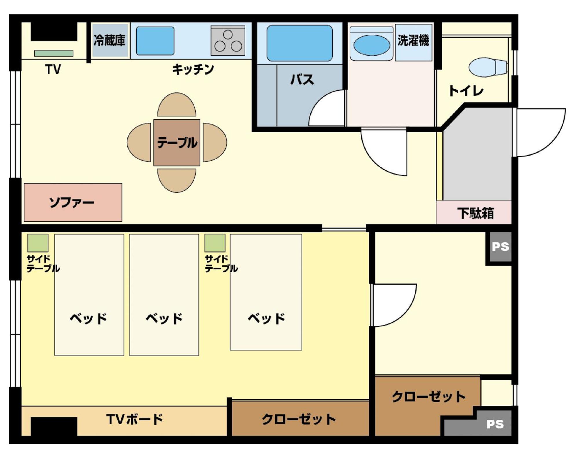Apartament Matsui Building Tokio Pokój zdjęcie